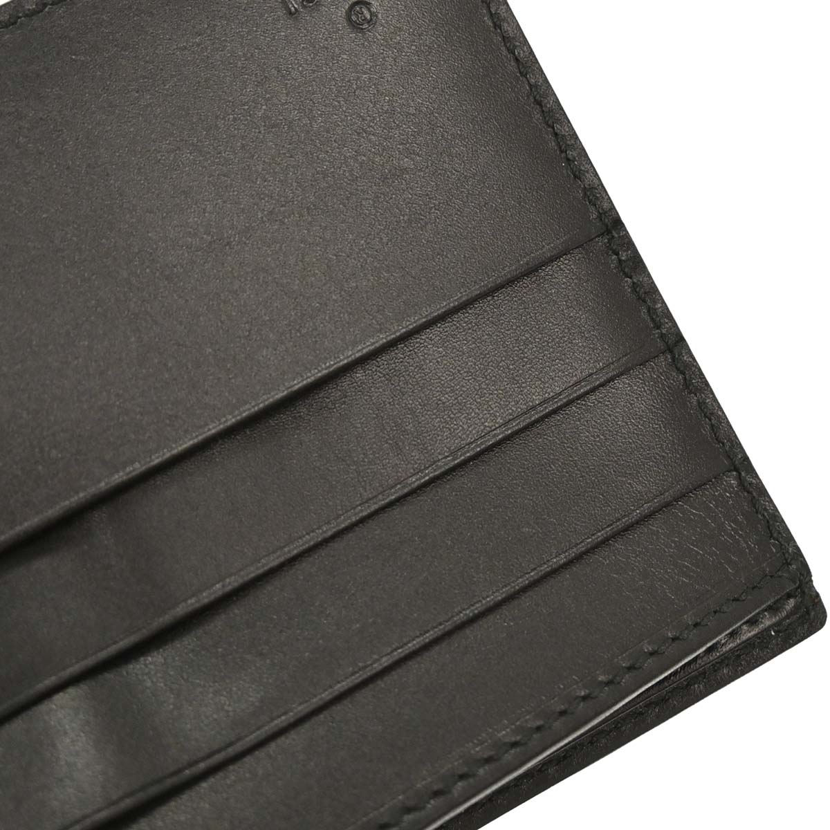 Gucci Black Guccissima Leather GG Wallet