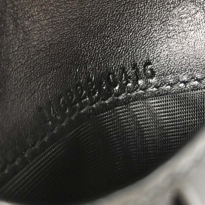 Gucci Black Guccissima Leather GG Wallet