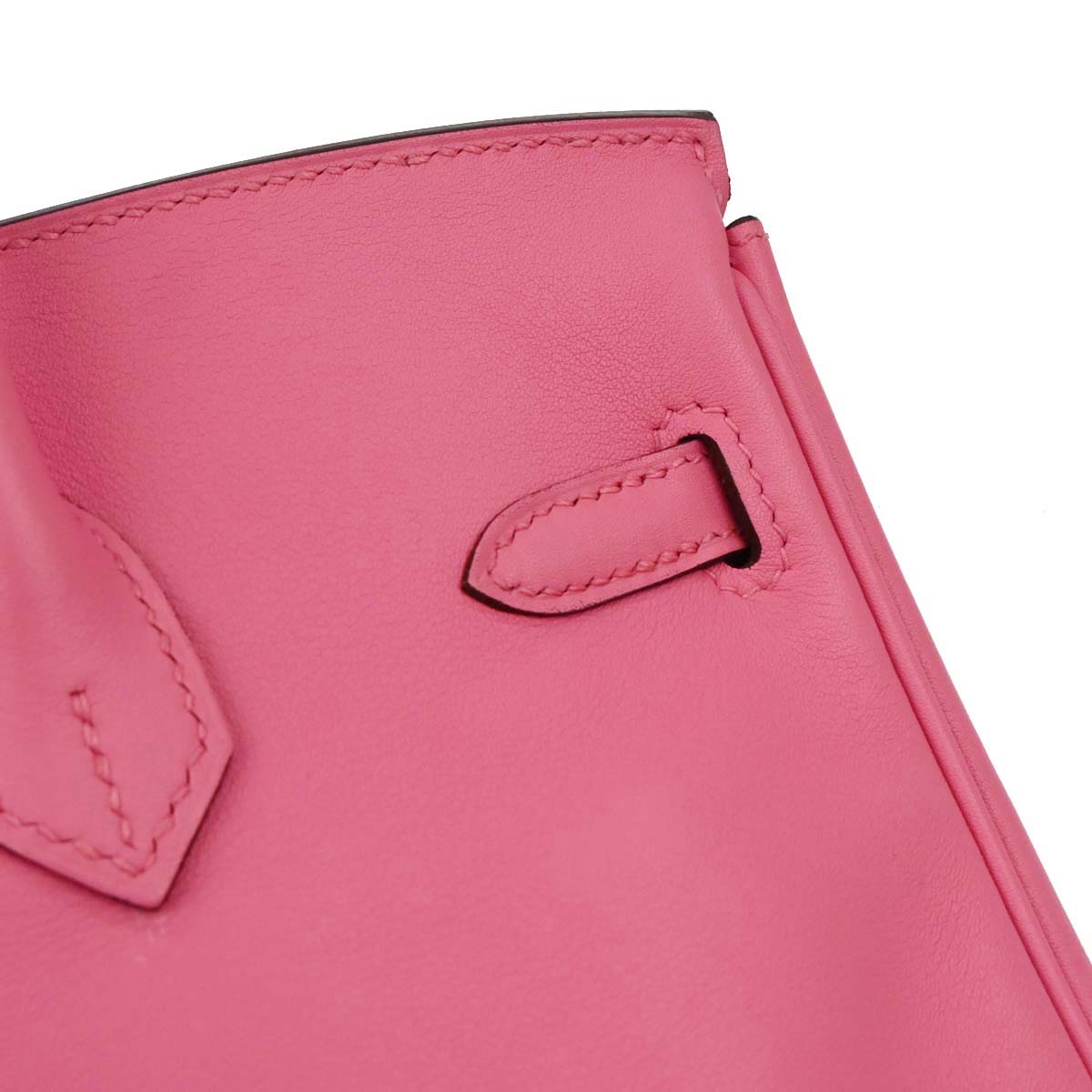 Hermes Rose Azalee Swift Birkin 25 Handbag