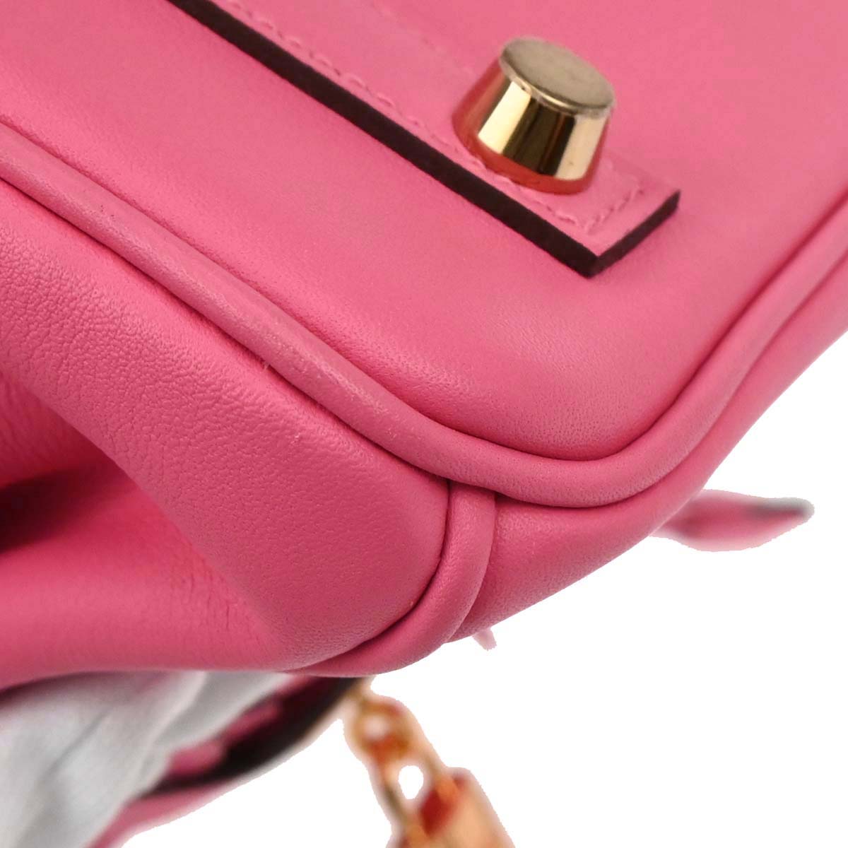 Hermes Rose Azalee Swift Birkin 25 Handbag