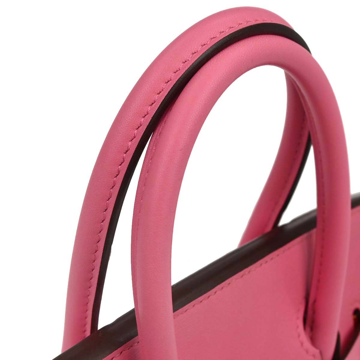 Hermes Rose Azalee Swift Birkin 25 Handbag