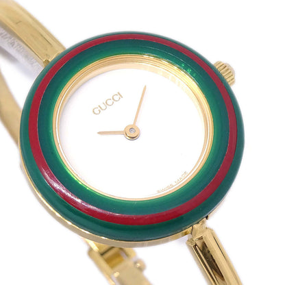 Gucci 11/12.2 Change Bezel Chameleon Quartz Watch SS