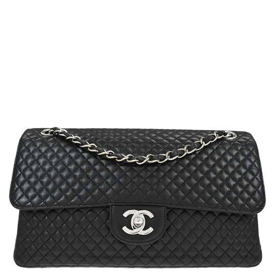 Chanel Black Lambskin Shoulder Bag