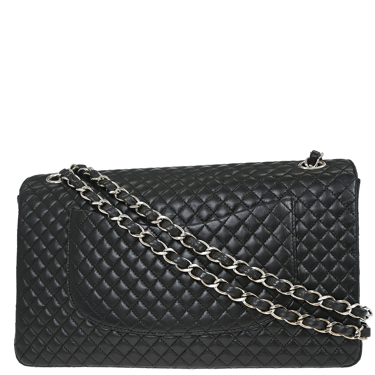 Chanel Black Lambskin Shoulder Bag