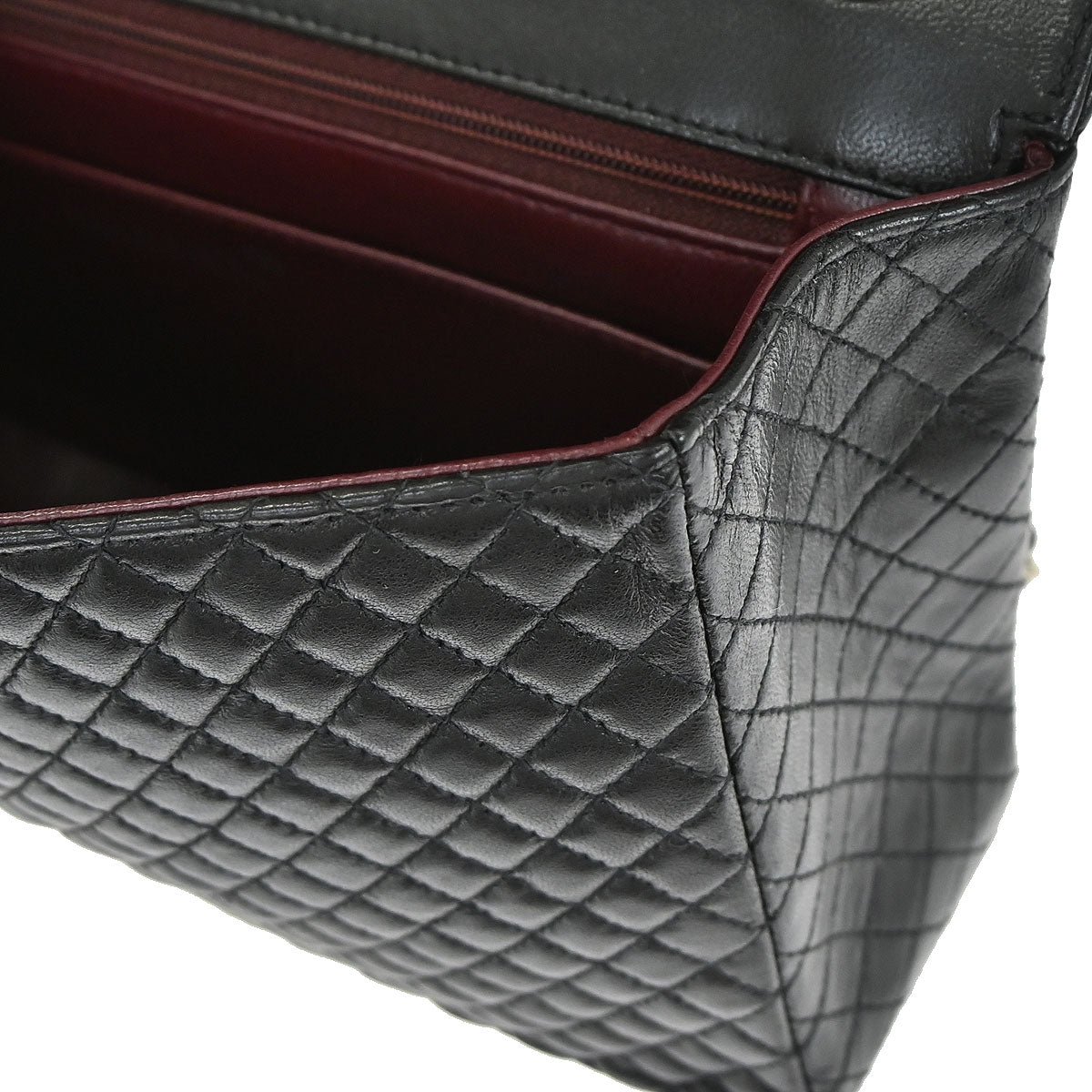 Chanel Black Lambskin Shoulder Bag