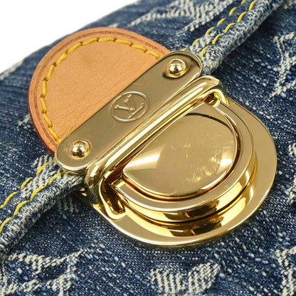 Louis Vuitton Blue Monogram Denim Mini Pleaty Handbag M95050