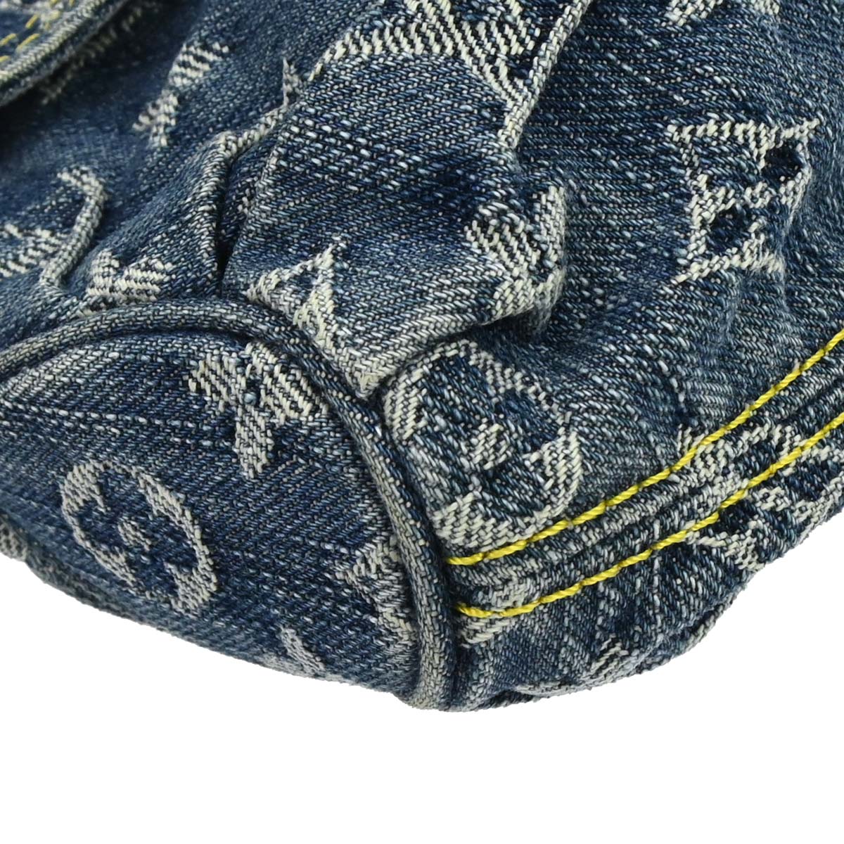 Louis Vuitton Blue Monogram Denim Mini Pleaty Handbag M95050