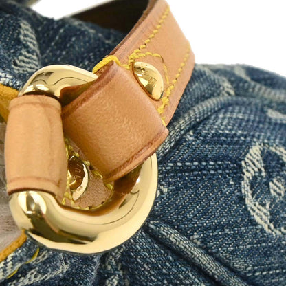 Louis Vuitton Blue Monogram Denim Mini Pleaty Handbag M95050