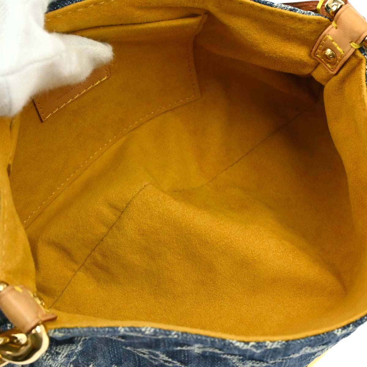 Louis Vuitton Blue Monogram Denim Mini Pleaty Handbag M95050