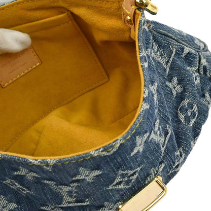 Louis Vuitton Blue Monogram Denim Mini Pleaty Handbag M95050