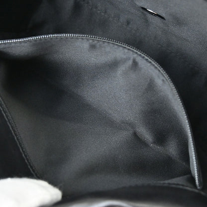 Chanel Black Tweed Lambskin Patchwork Stitch Shoulder Bag