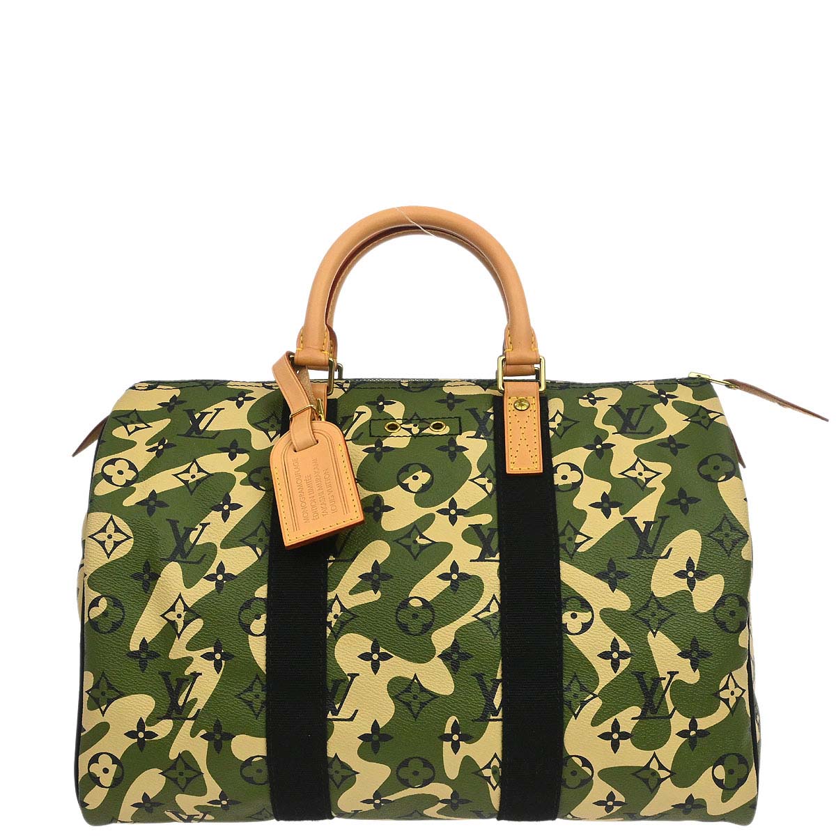 Louis Vuitton Green Monogramouflage Speedy 35 Handbag M95773
