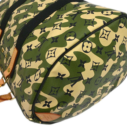 Louis Vuitton Green Monogramouflage Speedy 35 Handbag M95773