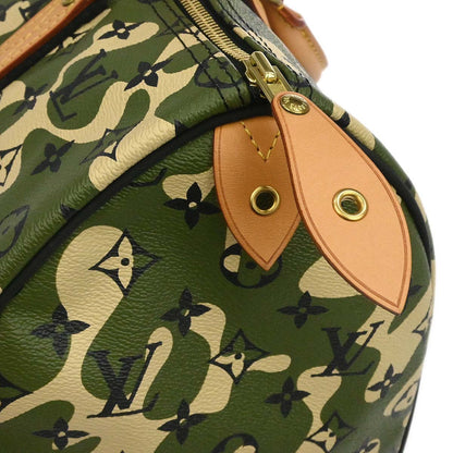 Louis Vuitton Green Monogramouflage Speedy 35 Handbag M95773
