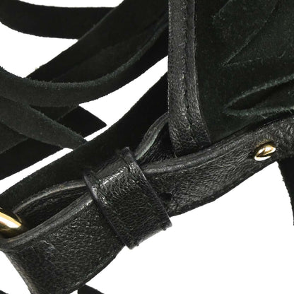 Yves Saint Laurent Black Suede Medium Mombasa Handbag
