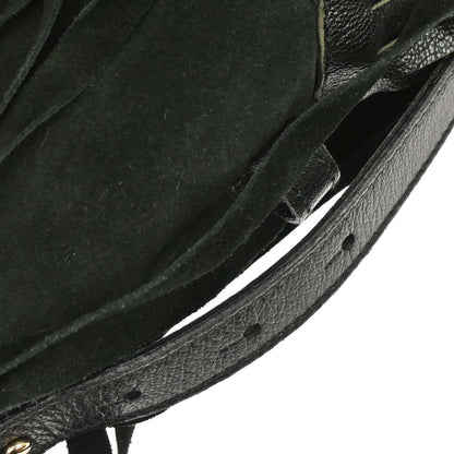 Yves Saint Laurent Black Suede Medium Mombasa Handbag