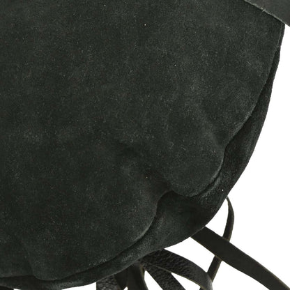Yves Saint Laurent Black Suede Medium Mombasa Handbag