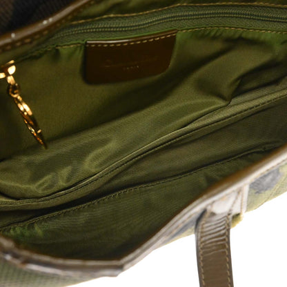 Christian Dior Green Camouflage Saddle Handbag