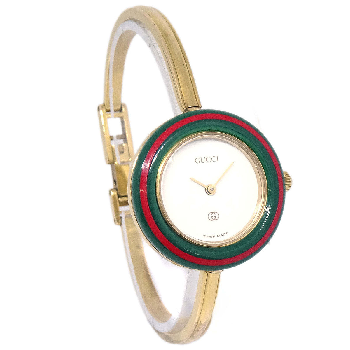 Gucci 1100-L Change Bezel Chameleon Quartz Watch SS