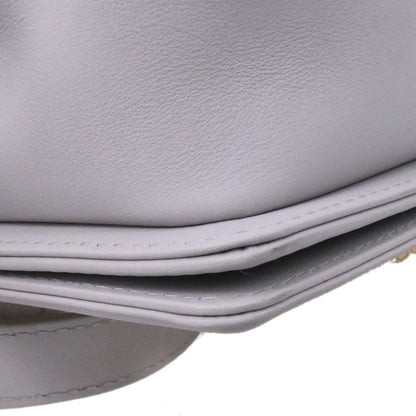 Boy Chanel Gray Lambskin Small Chain Shoulder Bag