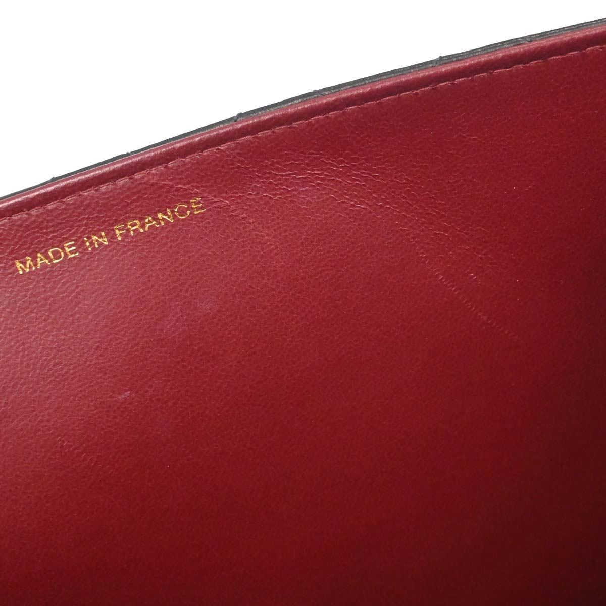 Chanel Black Lambskin Pushlock Small Half Flap Shoulder Bag