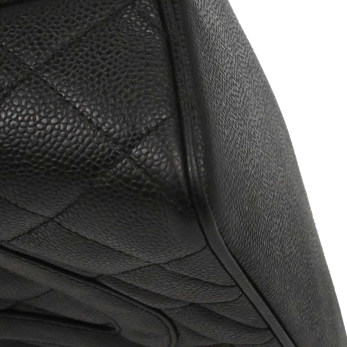Chanel 2005-2006 Black Caviar Skin Medallion Tote Handbag