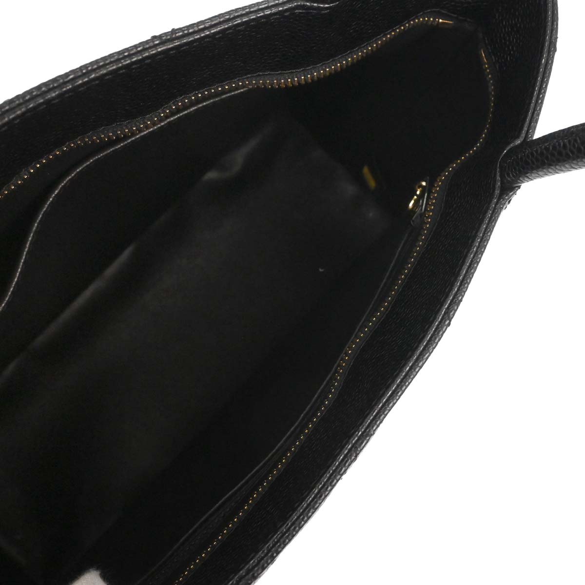 Chanel 2005-2006 Black Caviar Skin Medallion Tote Handbag