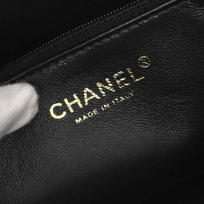Chanel 2005-2006 Black Caviar Skin Medallion Tote Handbag