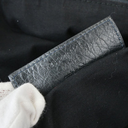 Balenciaga Green Leather Carry-On Luggage 2way Shoulder Handbag