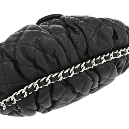 Chanel Black Calfskin Chain Around Shoulder Bag