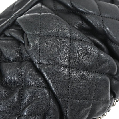 Chanel Black Calfskin Chain Around Shoulder Bag