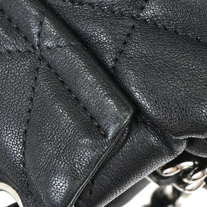 Chanel Black Calfskin Chain Around Shoulder Bag