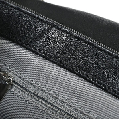 Chanel Black Calfskin Chain Around Shoulder Bag