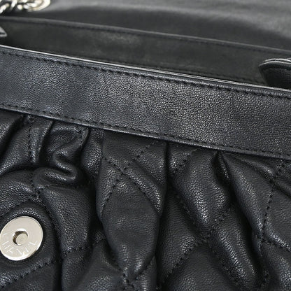 Chanel Black Calfskin Chain Around Shoulder Bag