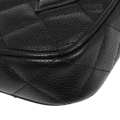 Chanel 2003-2004 Black Caviar Skin Handbag