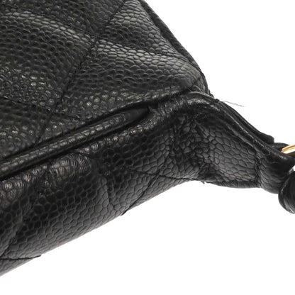 Chanel 2003-2004 Black Caviar Skin Handbag