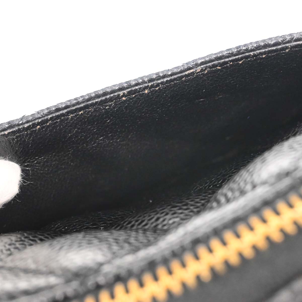 Chanel 2003-2004 Black Caviar Skin Handbag