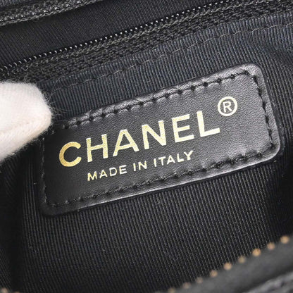 Chanel 2003-2004 Black Caviar Skin Handbag