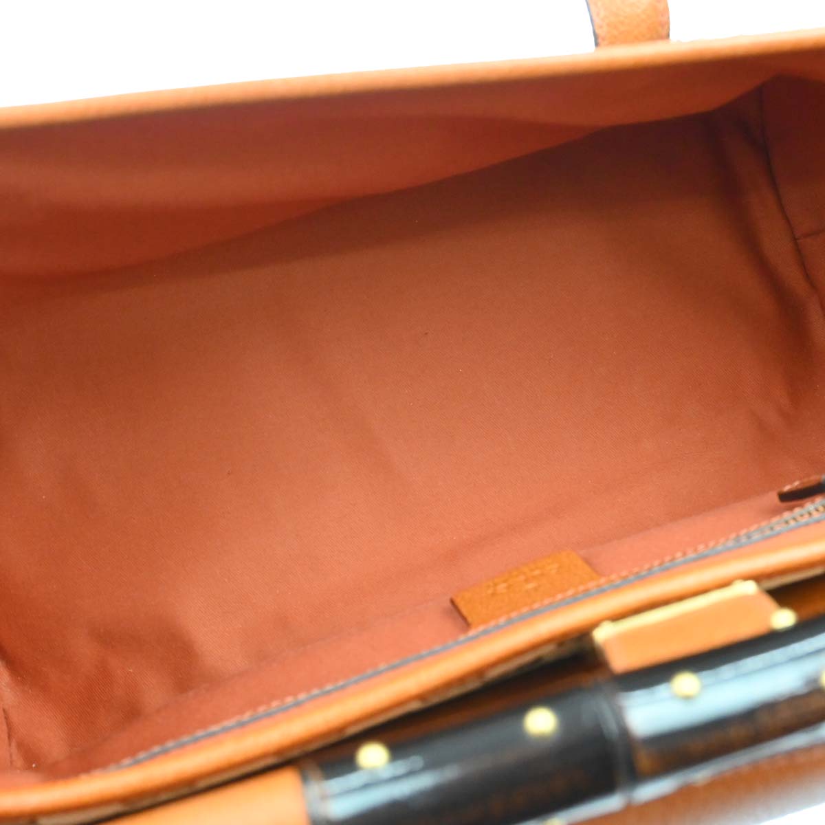 Gucci Beige GG Bamboo Handbag