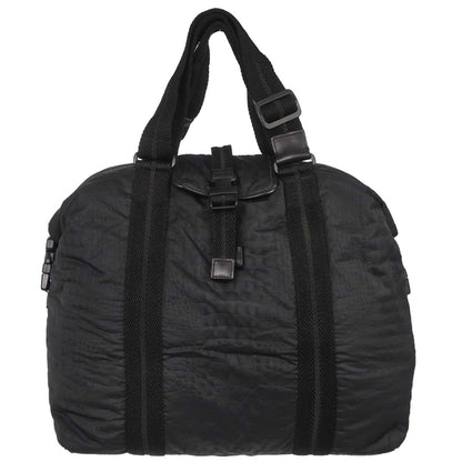 Chanel 2008-2009 Black Nylon Sport Line Duffle Handbag