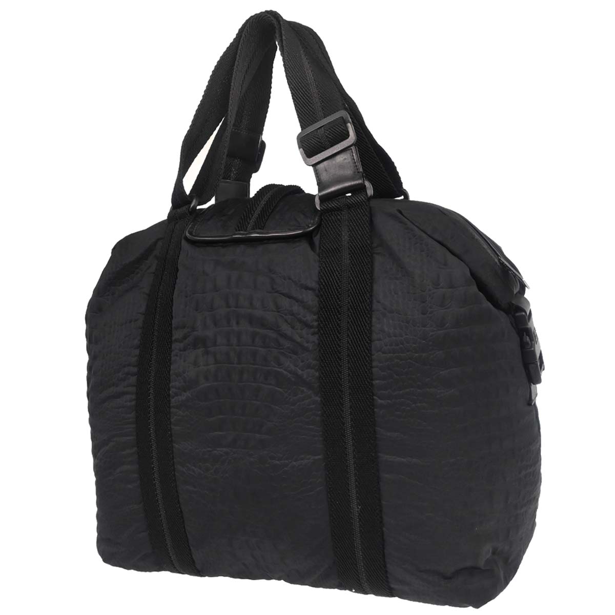 Chanel 2008-2009 Black Nylon Sport Line Duffle Handbag