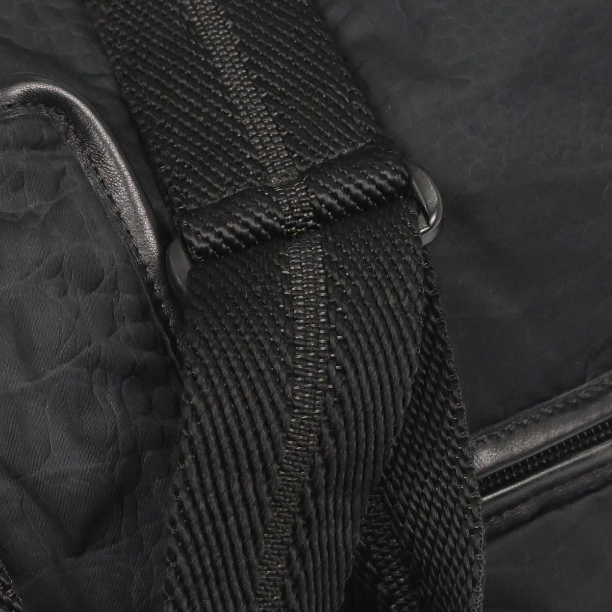 Chanel 2008-2009 Black Nylon Sport Line Duffle Handbag