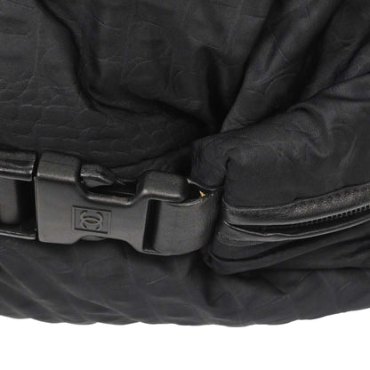 Chanel 2008-2009 Black Nylon Sport Line Duffle Handbag