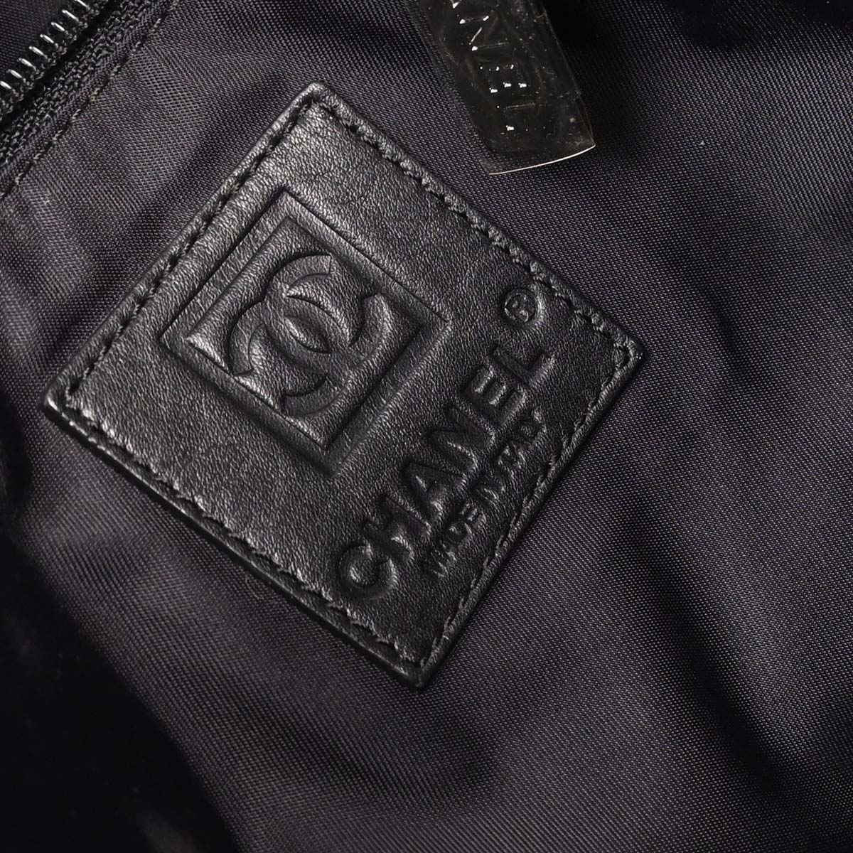 Chanel 2008-2009 Black Nylon Sport Line Duffle Handbag