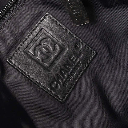 Chanel 2008-2009 Black Nylon Sport Line Duffle Handbag