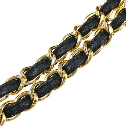 Chanel Black Caviar Skin Maxi Classic Double Flap Shoulder Bag