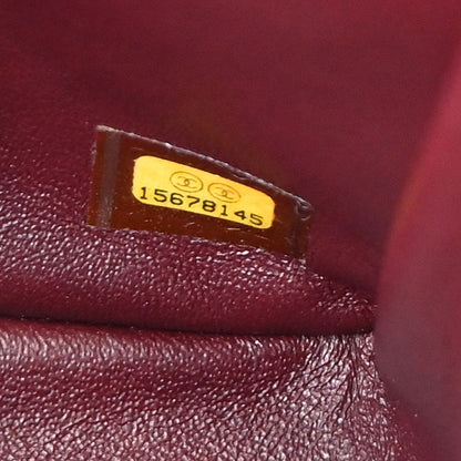 Chanel Black Caviar Skin Maxi Classic Double Flap Shoulder Bag