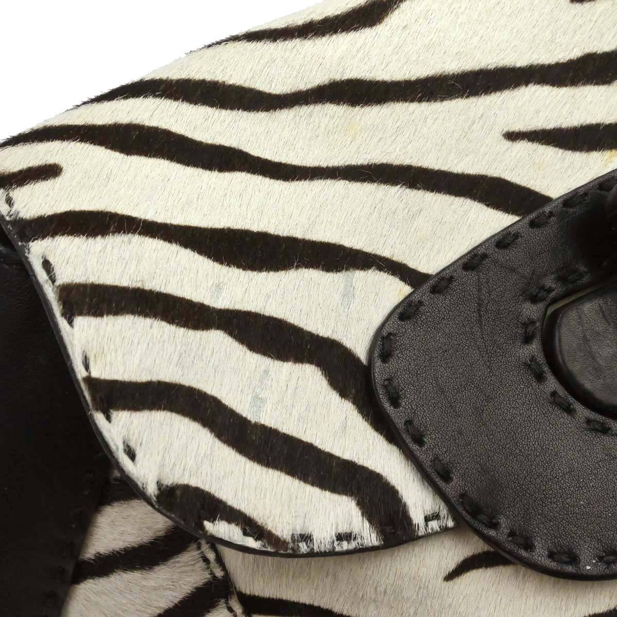 Prada White Pony Hair Handbag