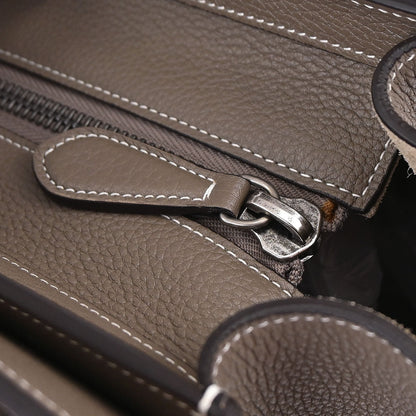 Celine Brown Luggage Micro Tote Handbag