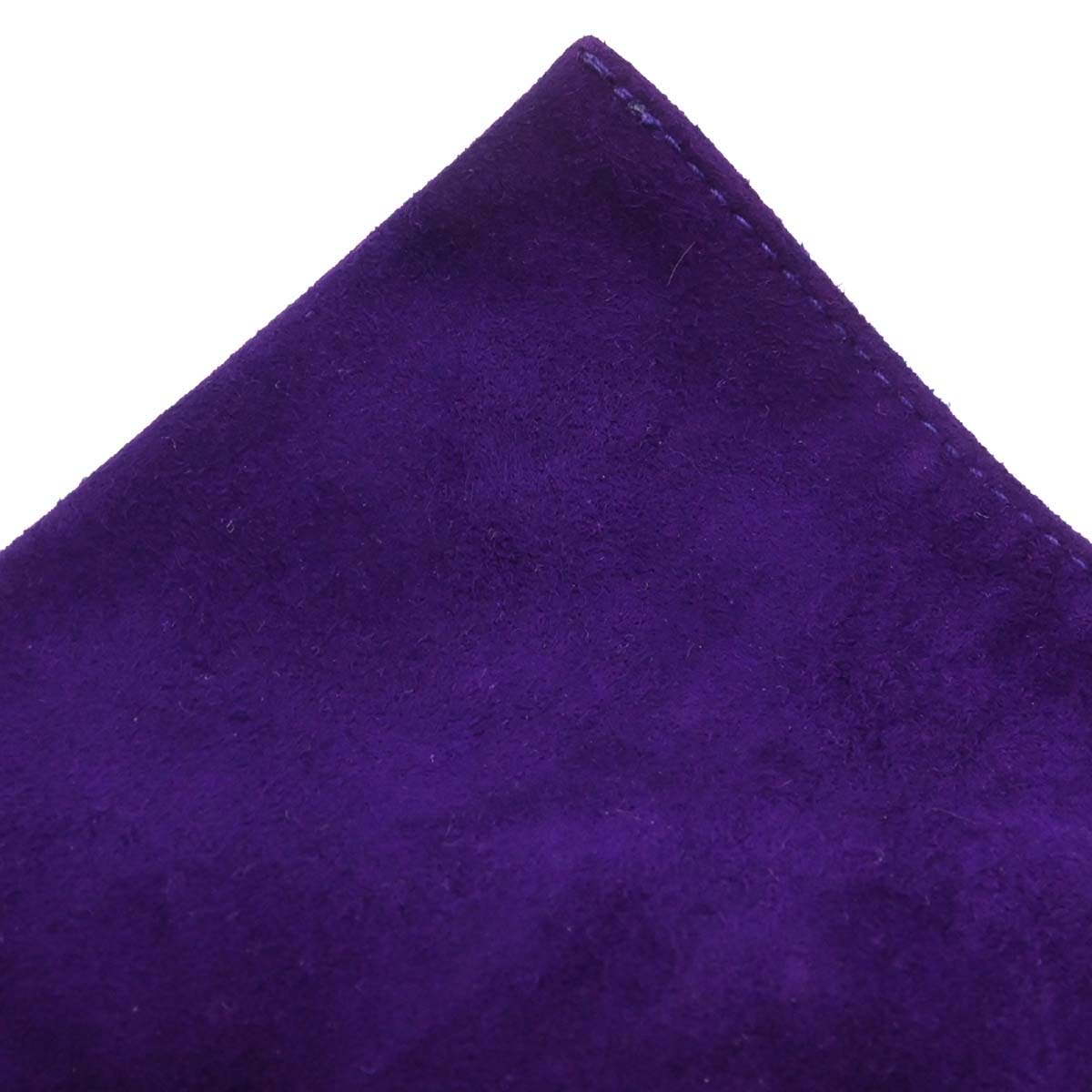 Fendi Purple Suede Baguette Handbag